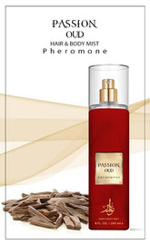 Nawadir Hair & Body Spray Pheromone Passion Oud - 250 ml